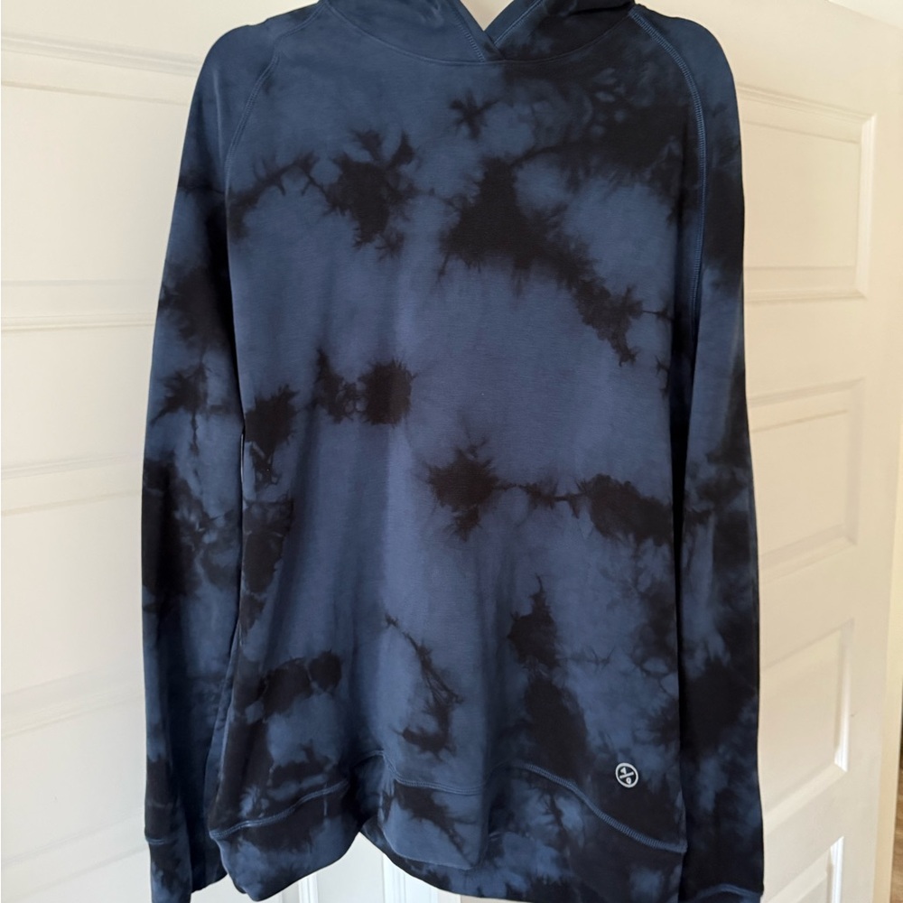 Men's Black Tie-Dye Hoodie